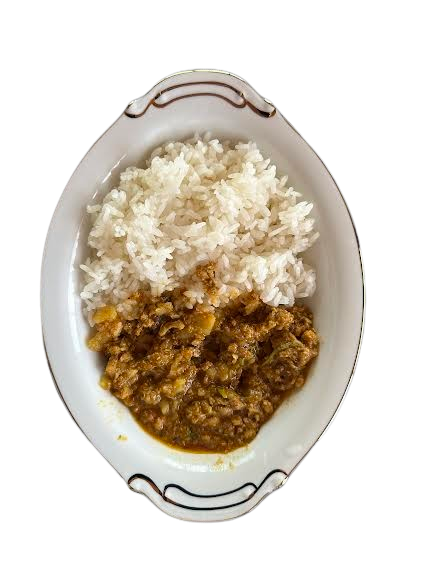kheema curry rice