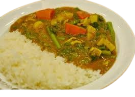 vegetable curry rice